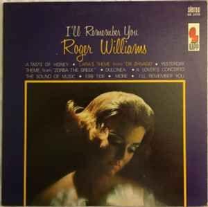 Portada del álbum "I'll Remember You", de Roger Williams