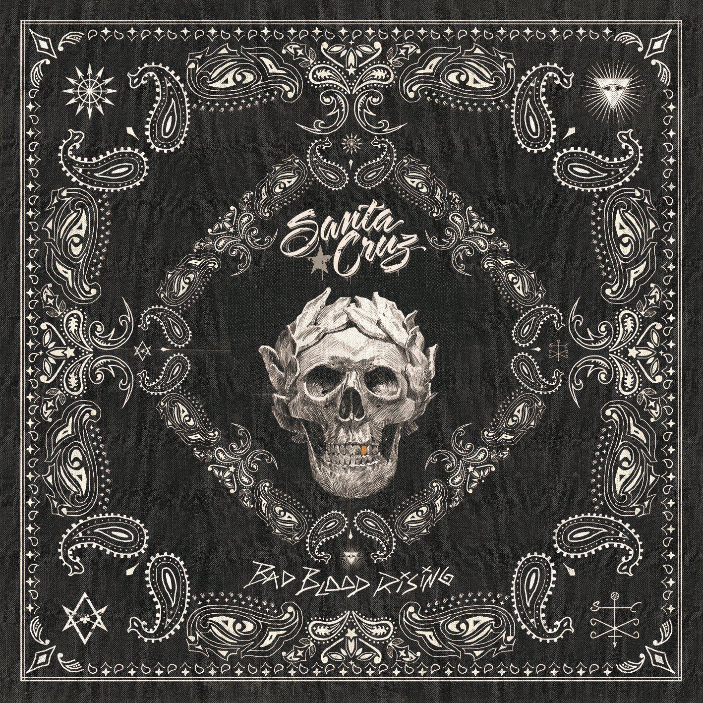 Portada de Álbum "Bad Blood Rising  ", de Santa Cruz