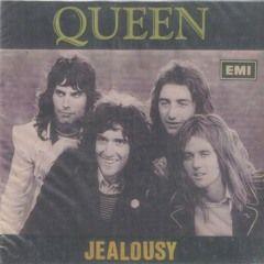 Portada del álbum "Jealousy", de Queen