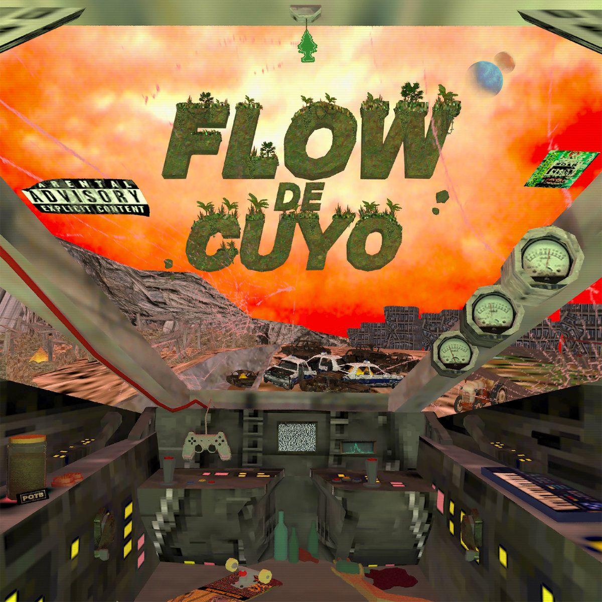 Portada de Álbum "Flow de Cuyo", de Perras On The Beach