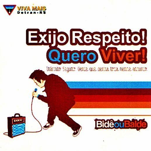 Portada de Álbum "Exijo Respeito! Quero Viver!", de Bidê ou Balde