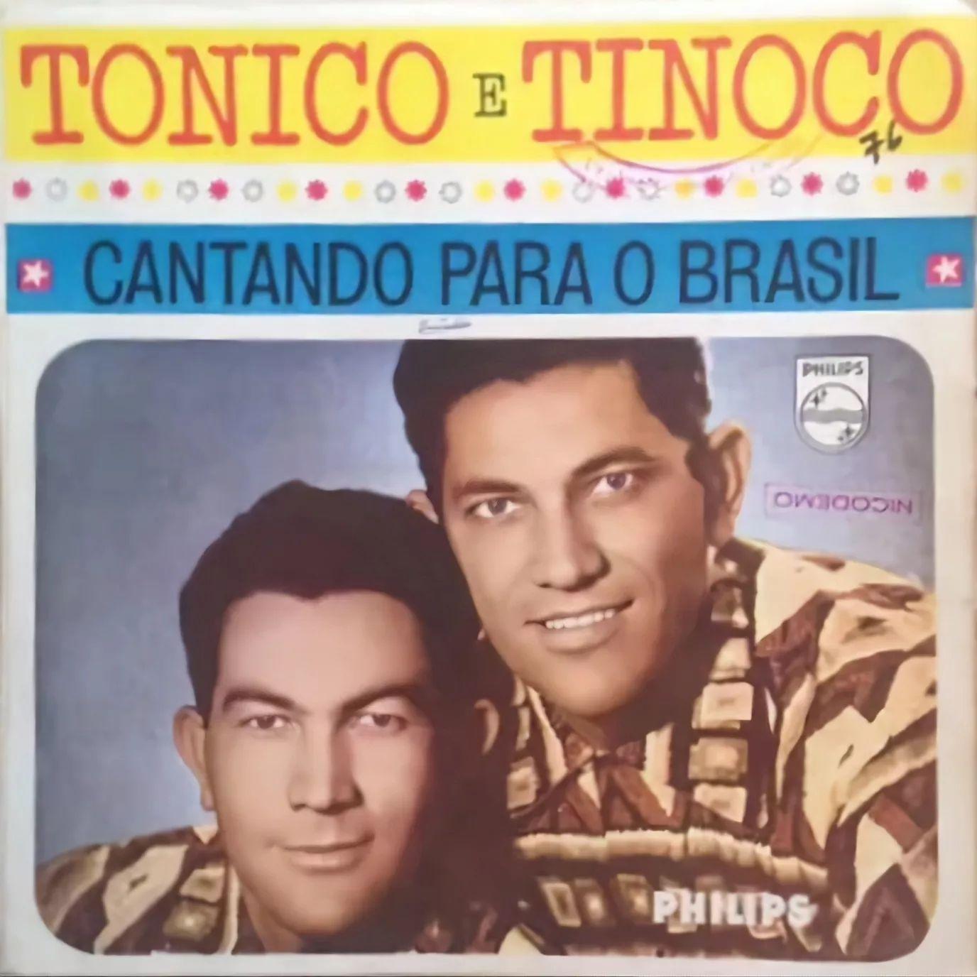 Album cover of "Cantando Para o Brasil" by Tonico e Tinoco