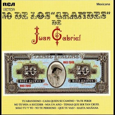 Portada de Álbum "10 de Los Grandes de Juan Gabriel", de Juan Gabriel