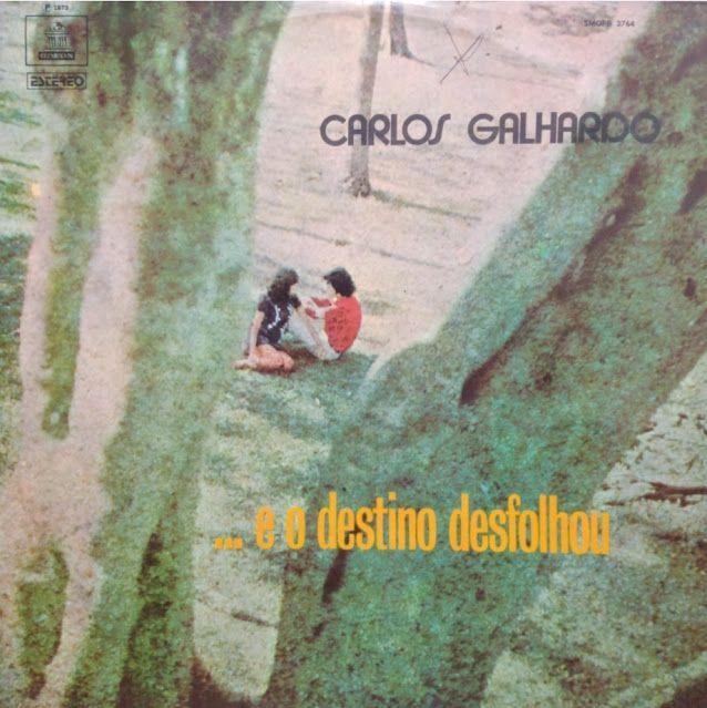 Portada de Álbum "...e o Destino Desfolhou", de Carlos Galhardo