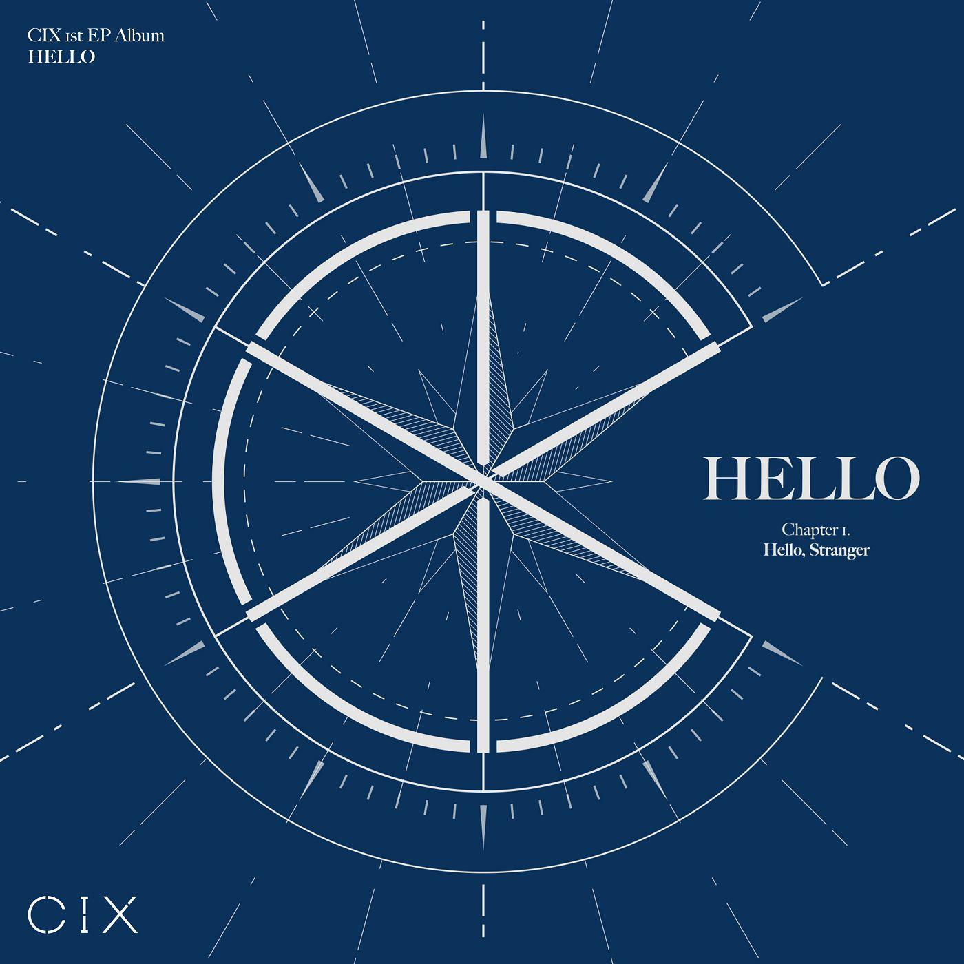 Capa do Single/EP "HELLO, Chapter 1: Hello, Stranger", de CIX