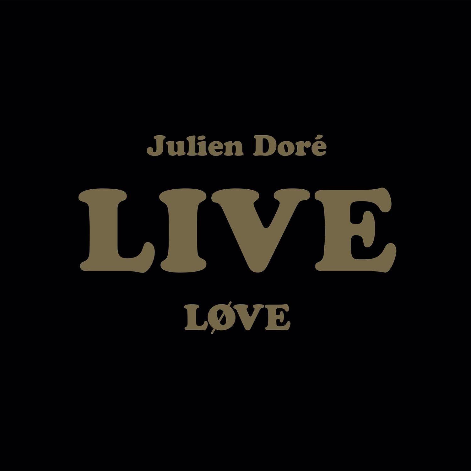Portada de Álbum "Løve Live", de Julien Doré