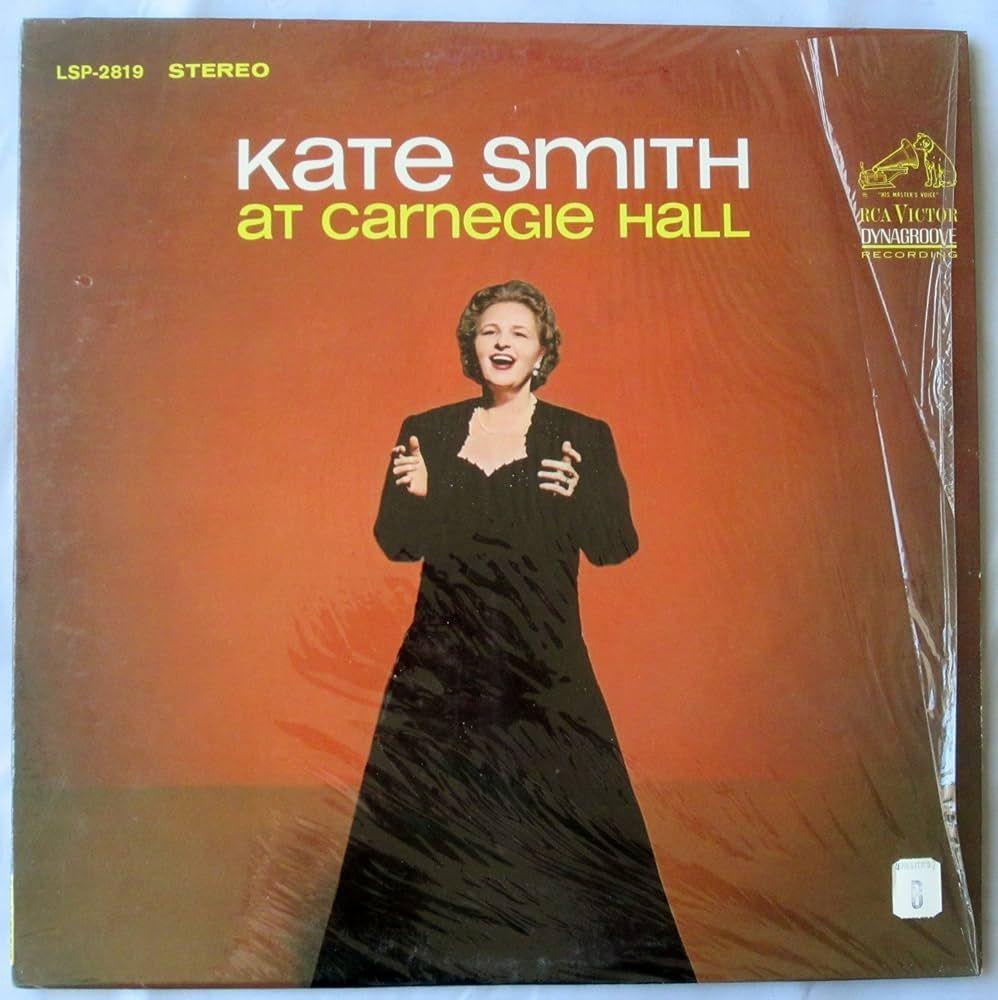 Portada de Álbum "Kate Smith At Carnegie Hall", de Kate Smith