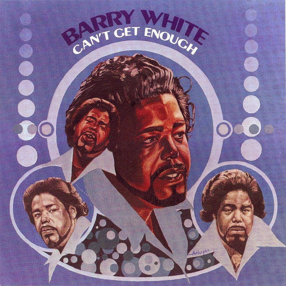 Capa do álbum "Can't Get Enough", de Barry White