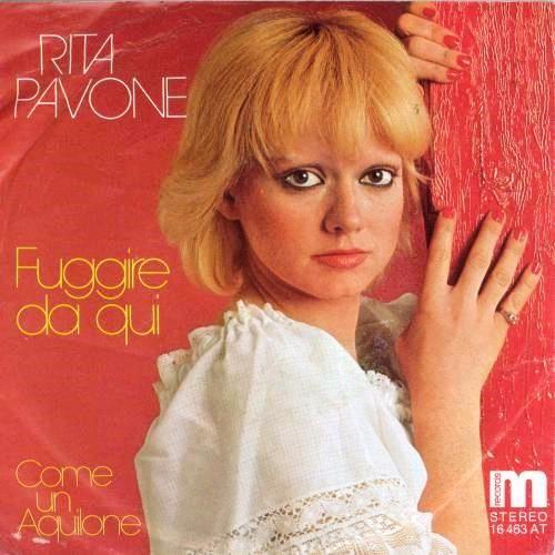 Portada de Álbum "Fuggire da Quì", de Rita Pavone