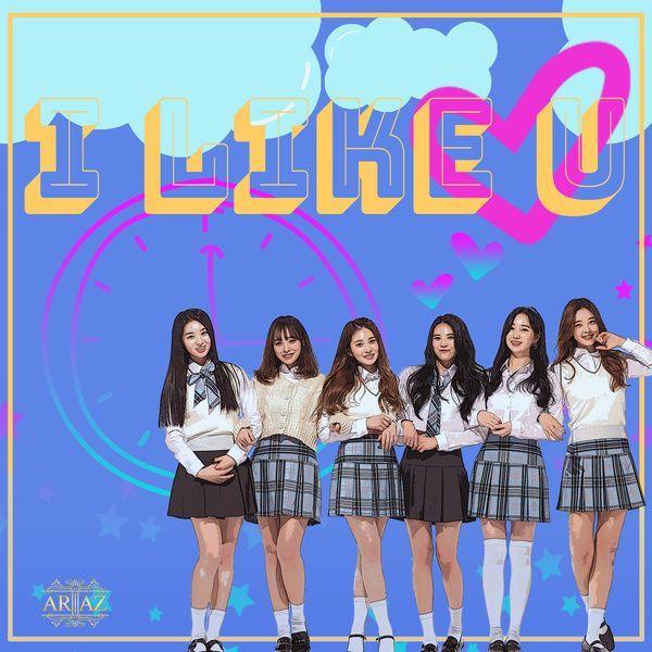 Portada de Sencillo/EP "I LIKE U", de ARIAZ (K-pop)