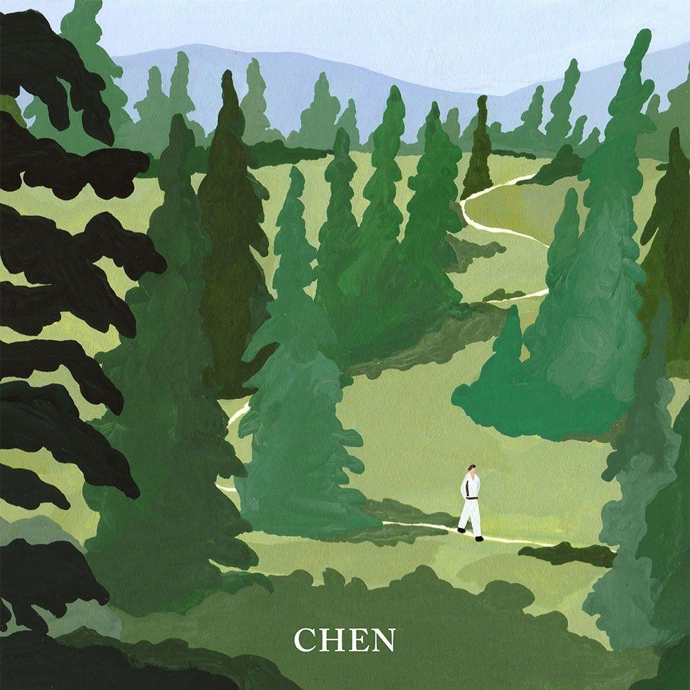 Portada de Sencillo/EP "April And a Flower", de Chen (EXO)