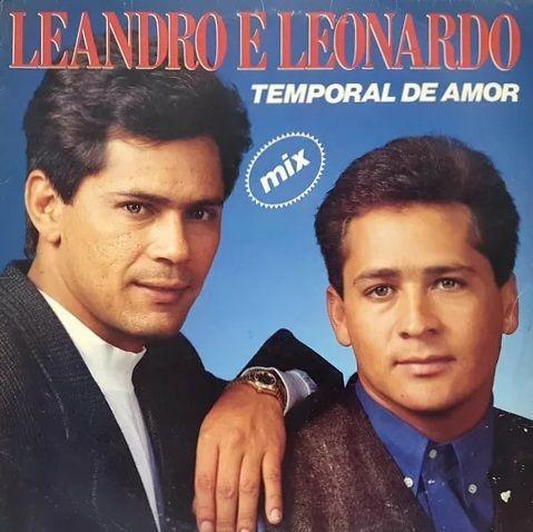 Portada del álbum "Temporal de Amor", de Leandro & Leonardo