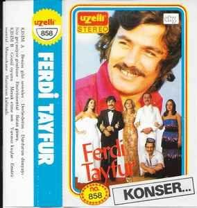 Portada del álbum "Konser", de Tayfur Ferdi