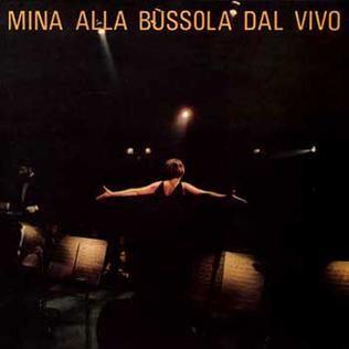 Capa do álbum "Mina Alla Bussola Dal Vivo", de Mina