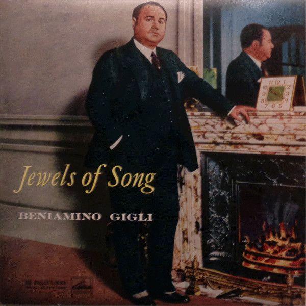 Portada de Álbum "Jewels Of Song", de Beniamino Gigli