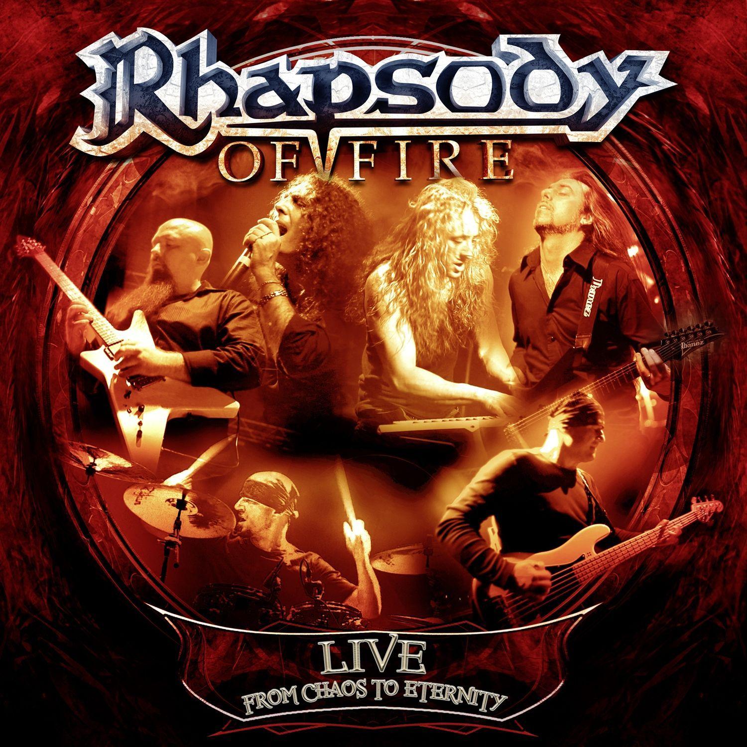 Portada de Álbum "Live - From Chaos To Eternity", de Rhapsody Of Fire
