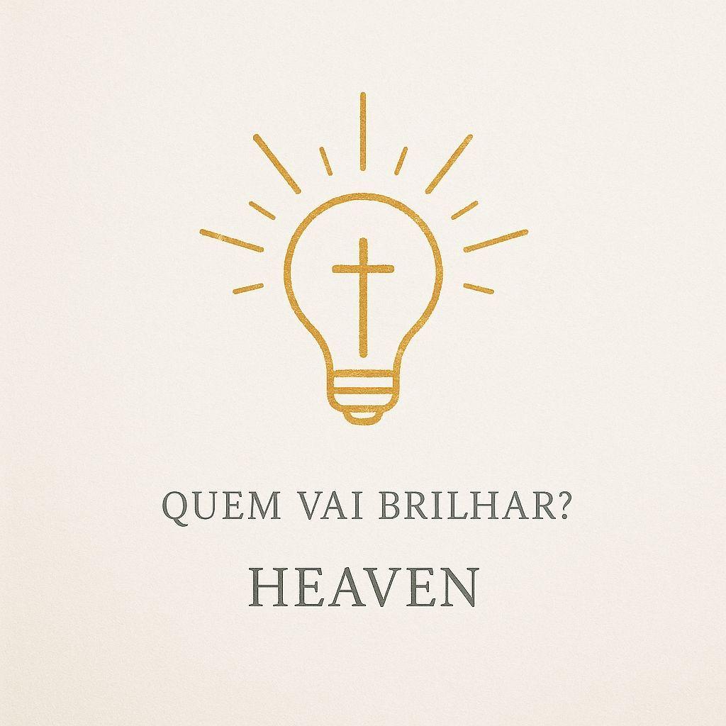 Portada de Sencillo/EP "Quem vai brilhar?", de Banda Heaven (Gospel)