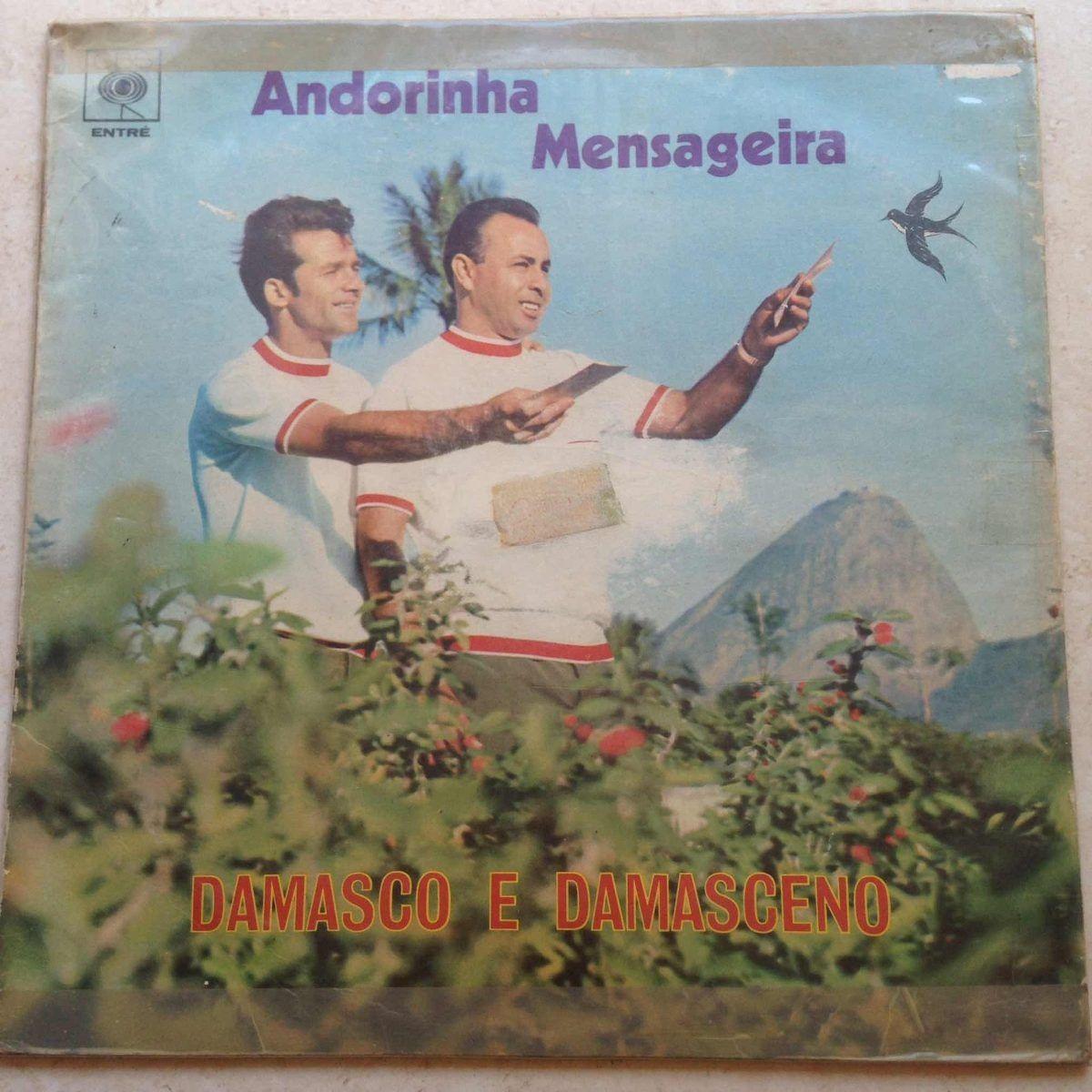 Portada de Álbum "Andorinha Mensageira", de Damasco e Damasceno