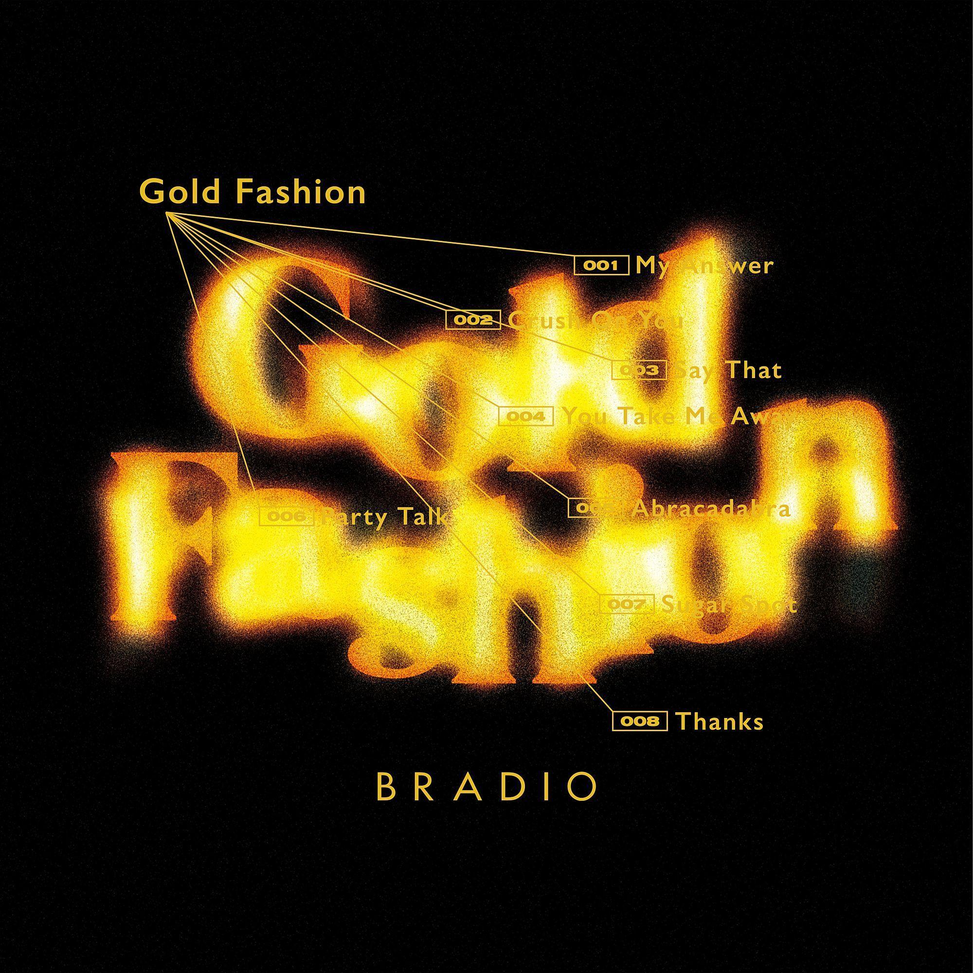 Capa do álbum "Gold Fashion", de BRADIO