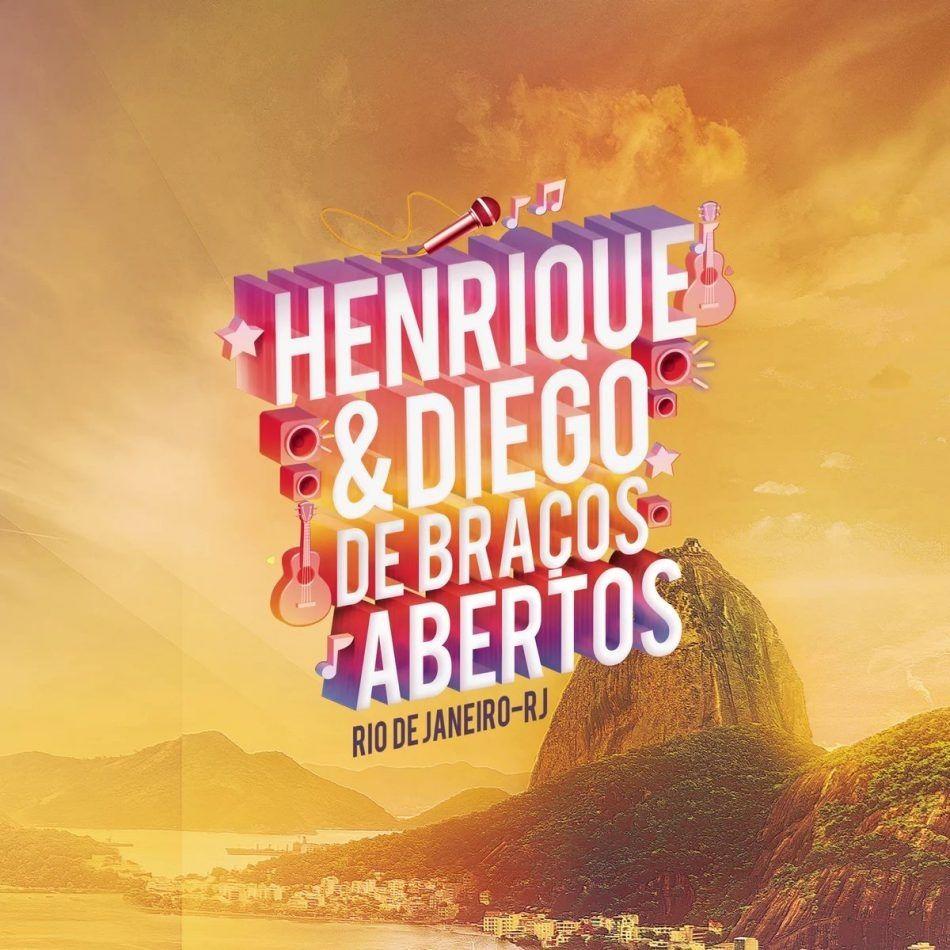 Portada de Álbum "De Braços Abertos (Ao Vivo)", de Henrique & Diego