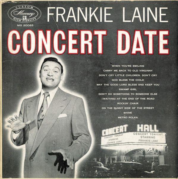 Portada de Álbum "Concert Date", de Frankie Laine