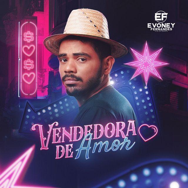 Capa do álbum "Vendedora de Amor", de Evoney Fernandes