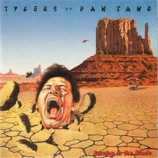 Portada de Álbum "Burning In The Shade", de Tygers of Pan Tang