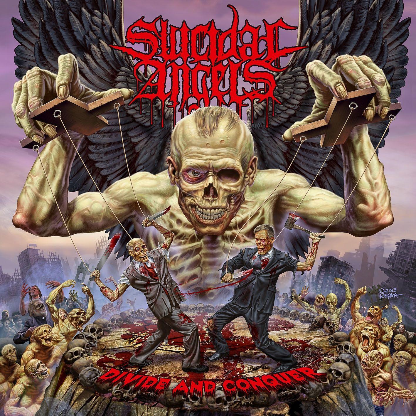 Capa do Álbum "Divide And Conquer", de Suicidal Angels