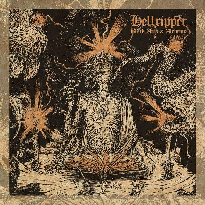Portada de Sencillo/EP "Black Arts & Alchemy", de Hellripper