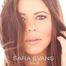 Portada de Álbum "Words", de Sara Evans