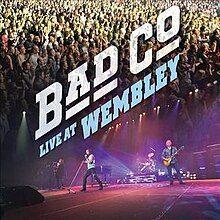 Portada del álbum "Live At Wembley", de Bad Company