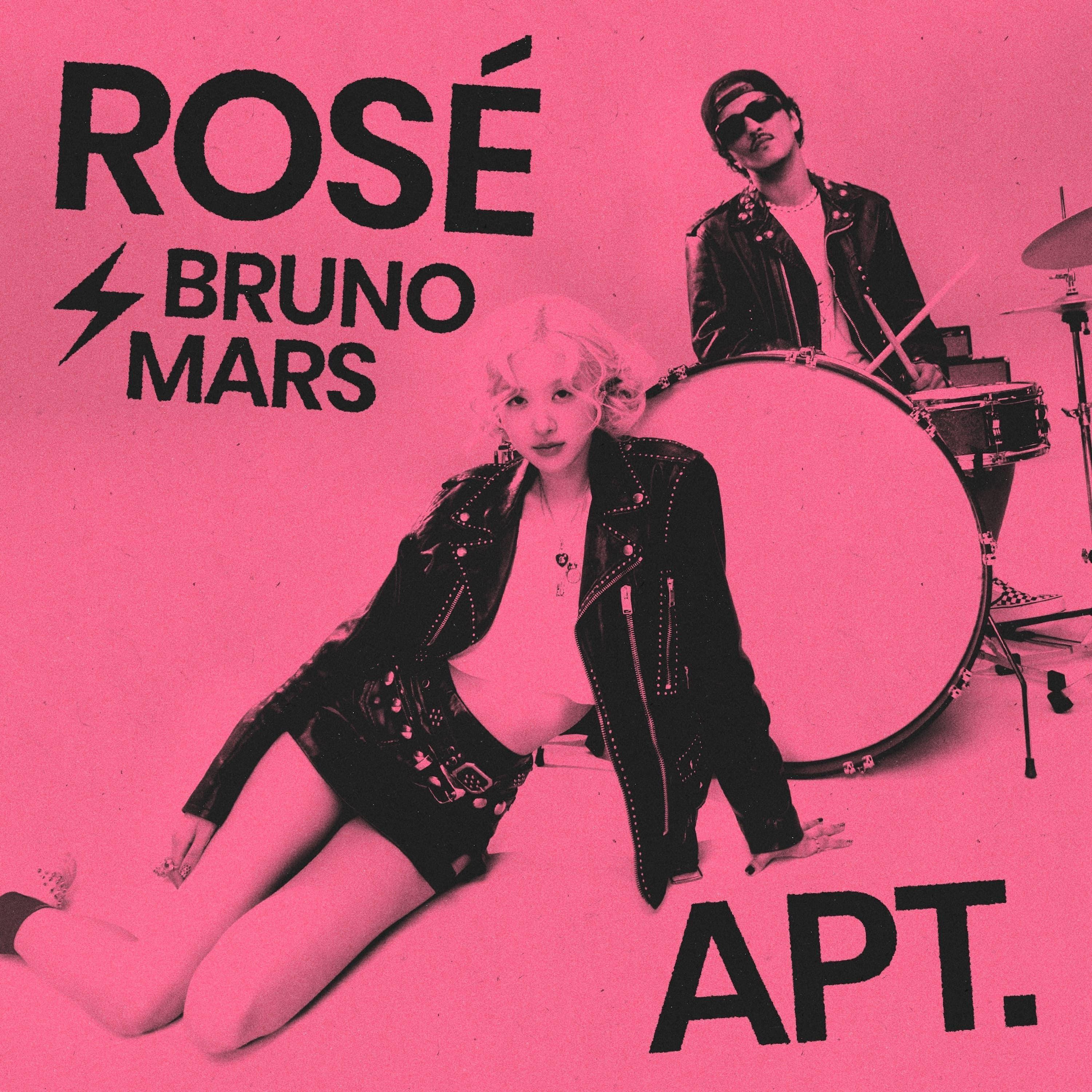 Capa do Single/EP "APT. (feat. Bruno Mars)", de ROSÉ