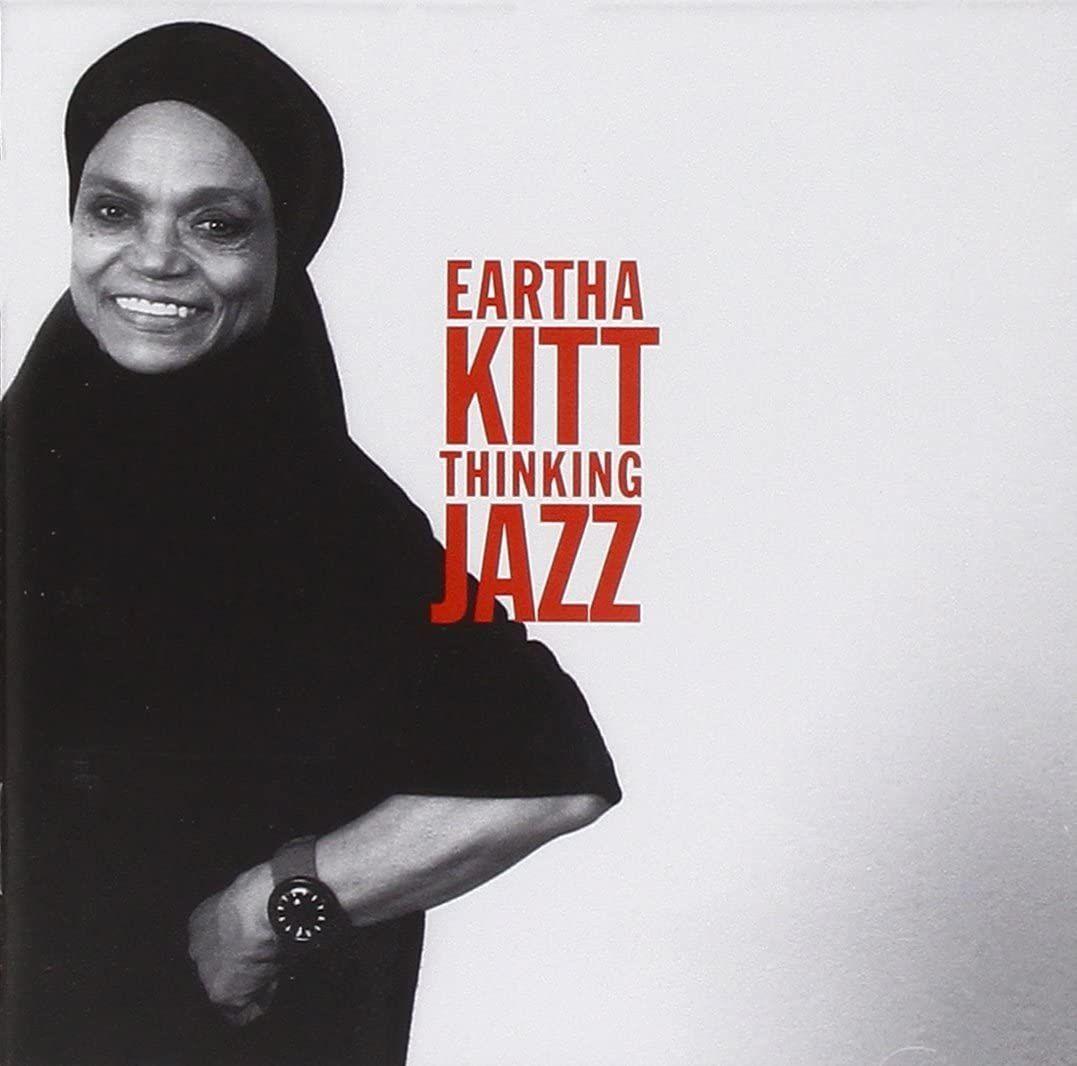 Portada del álbum "Thinking Jazz", de Eartha Kitt