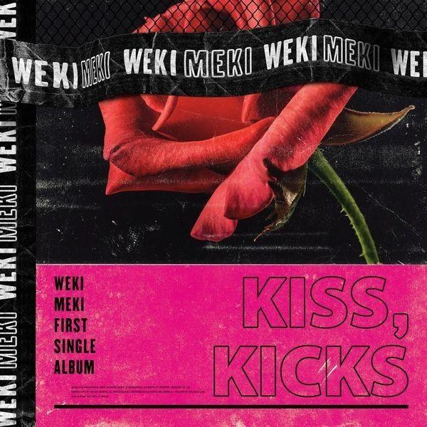 Portada de Álbum "Kiss, Kicks", de Weki Meki