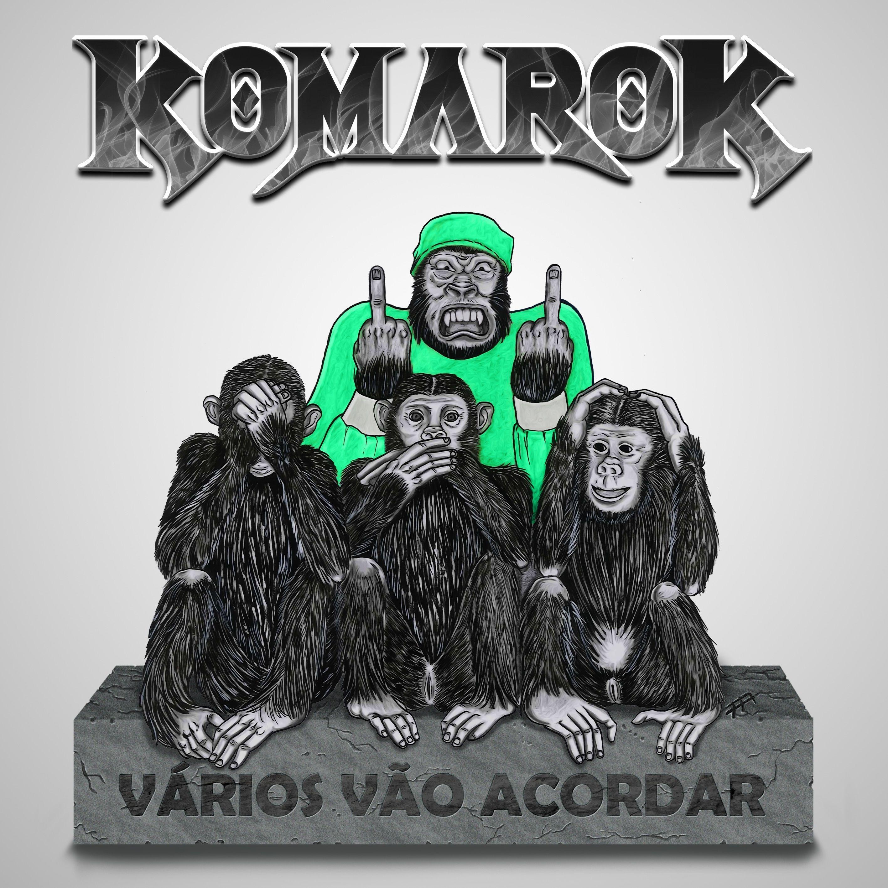Capa do Álbum "Vários Vão Acordar ", de Komarok