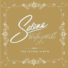 Portada de Álbum "Unforgettable", de Selena