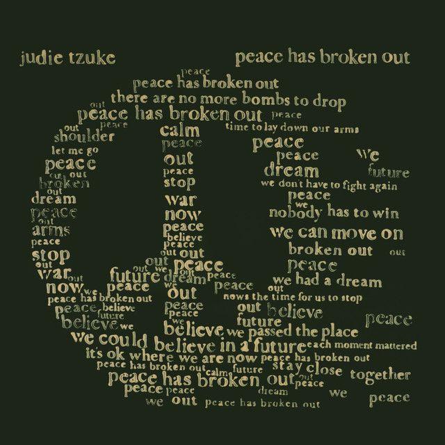 Portada de Álbum "Peace Has Broken Out", de Judie Tzuke