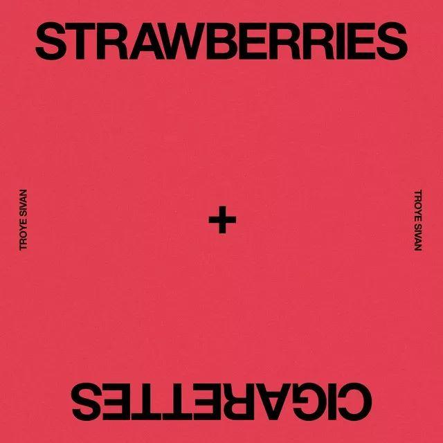 Capa do álbum "Strawberries & Cigarettes", de Troye Sivan