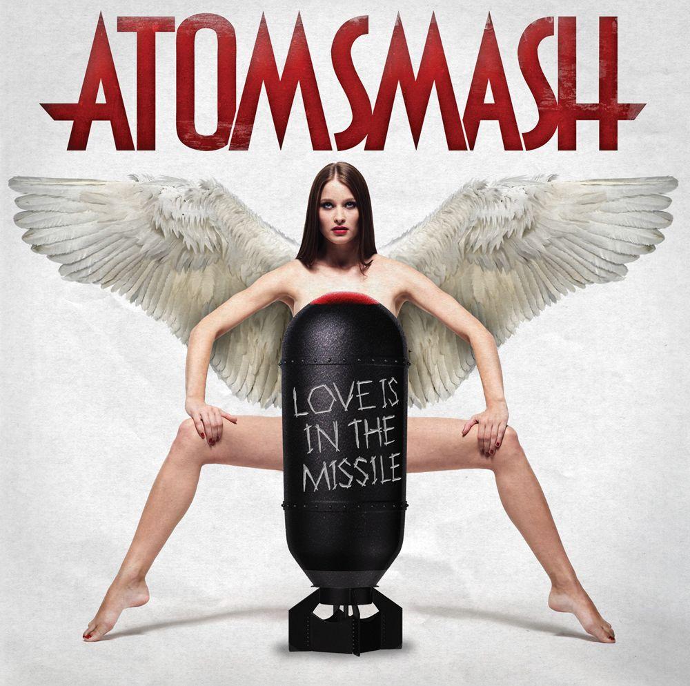 Capa do Álbum "Love Is in the Missile", de Atom Smash