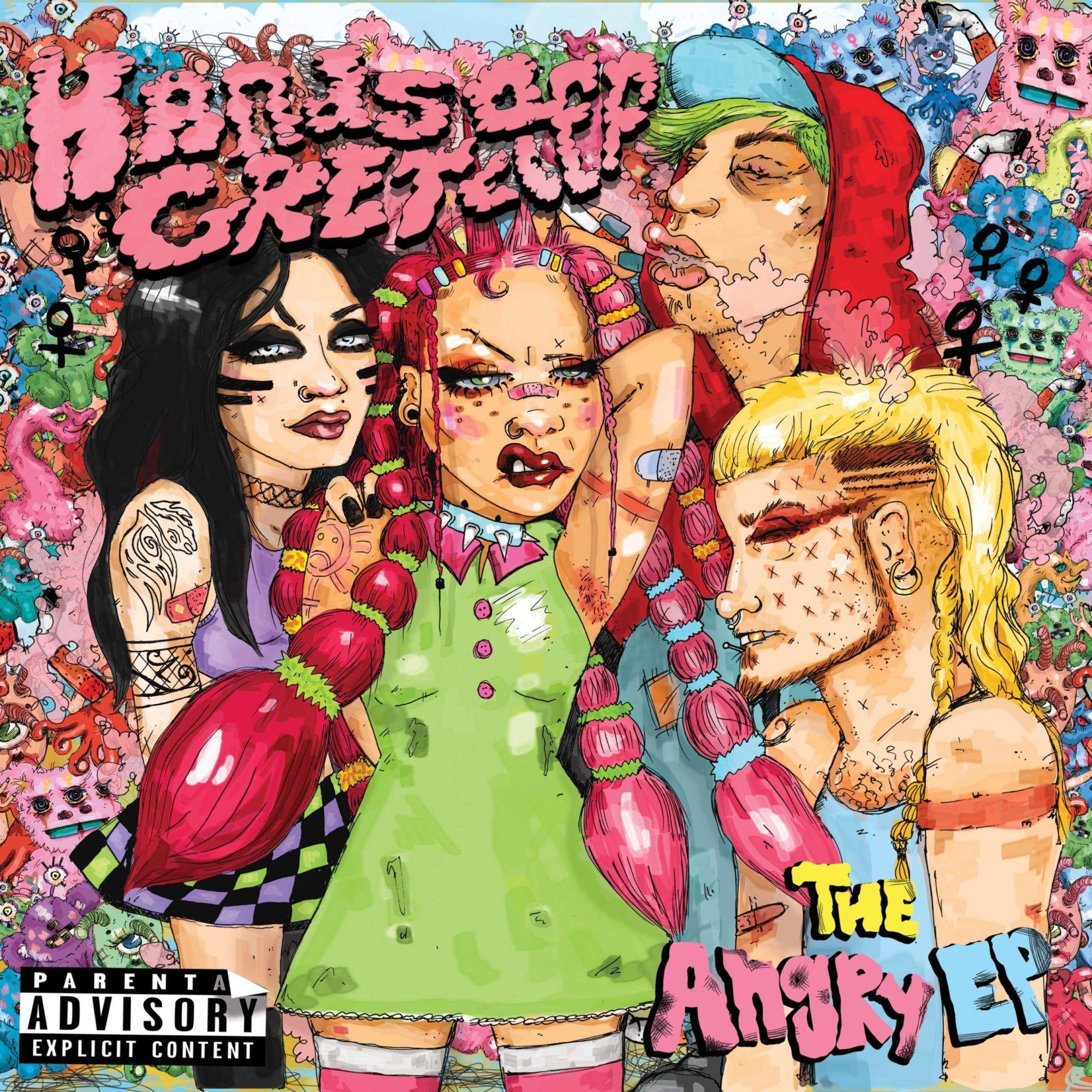 Portada de Sencillo/EP "The Angry EP", de Hands Off Gretel