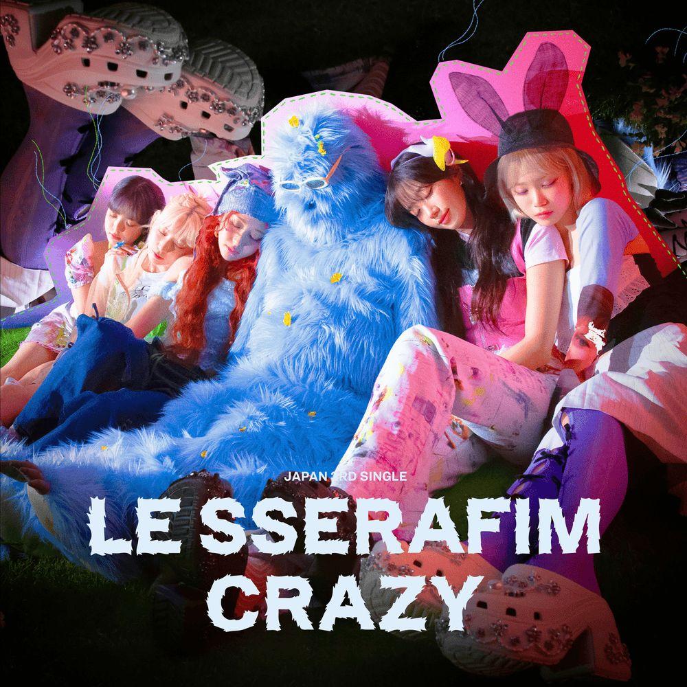 Single/EP cover of "CRAZY - Japanese ver." by LE SSERAFIM