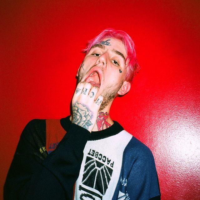 Album cover of "about u" by Lil Peep