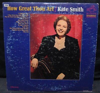 Portada de Álbum "How Great Thou Art", de Kate Smith