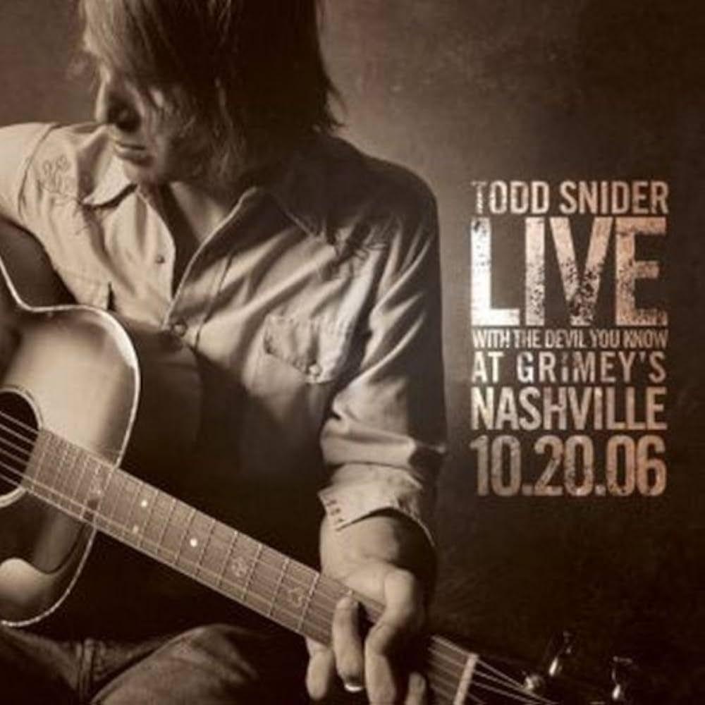 Capa do Álbum "Live At Grimey's Nashville", de Todd Snider