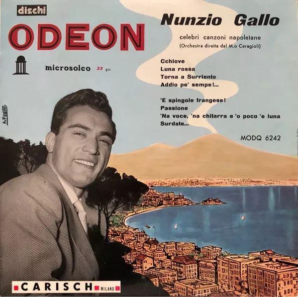 Portada de Álbum "Celebri Canzoni Napoletane", de Nunzio Gallo