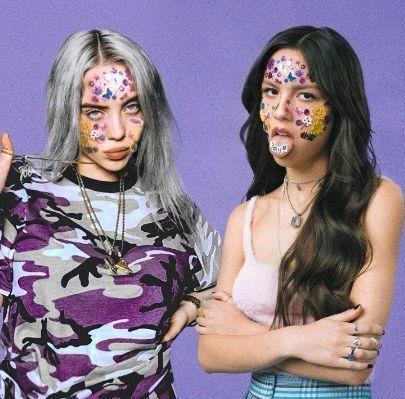 Portada de Sencillo/EP "Olivia Rodrigo - SOUR (feat. BIllie Eilish)", de Heitor Mashups