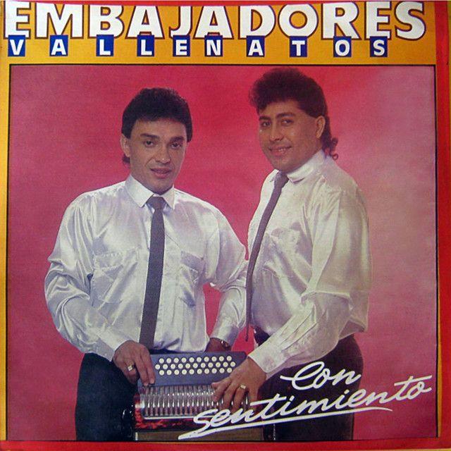 Portada de Álbum "Con Sentimiento", de Los Embajadores Vallenatos