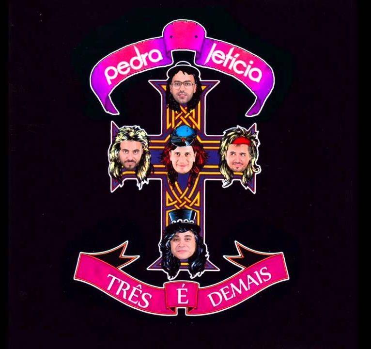 Portada de Sencillo/EP "Três É Demais", de Pedra Letícia