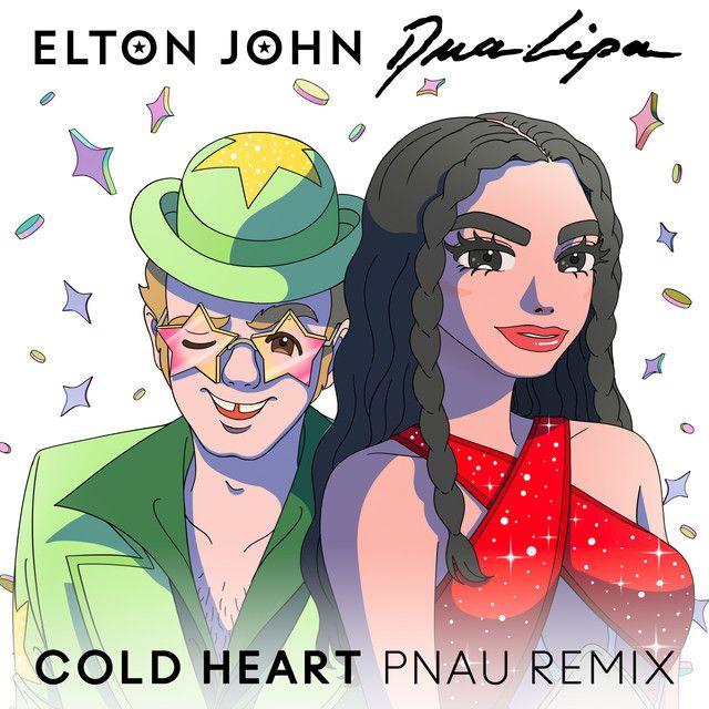 Capa do álbum "Cold Heart (PNAU Remix)", de Dua Lipa