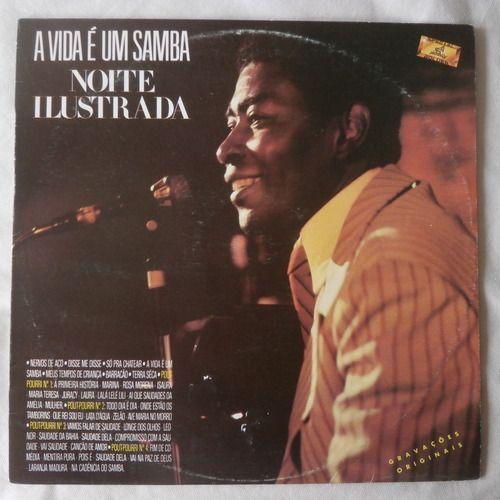 Capa do álbum "A Vida é Um Samba", de Noite Ilustrada